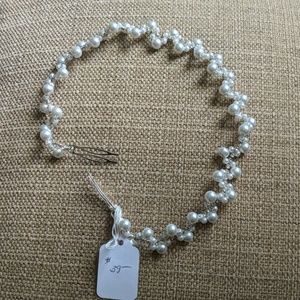 Pearl and rhinestone headpiece NWT